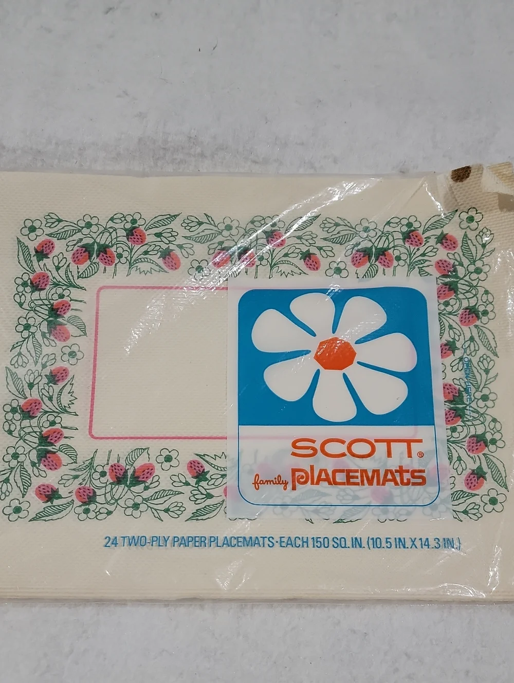 Vintage Paper Placements By Scott. Pack of 19- 1966
